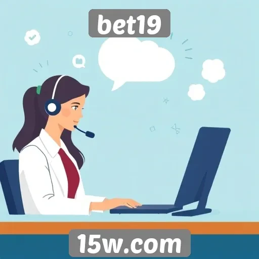 Suporte ao cliente no site bet19